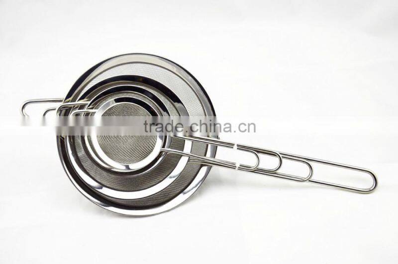 Stainless steel mesh strainer