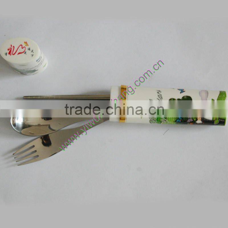 baby flatware set: kid spoon and kid fork