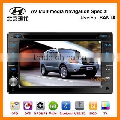 7 inch Exclusive DVD GPS for HYUNDAI SANTA