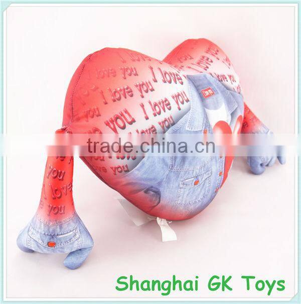 Microbead Pillow Spandex Custom Microbeads Heart Shaped Pillow