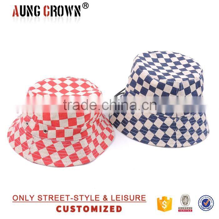 100% cotton bucket cap/cotton fisherman cap