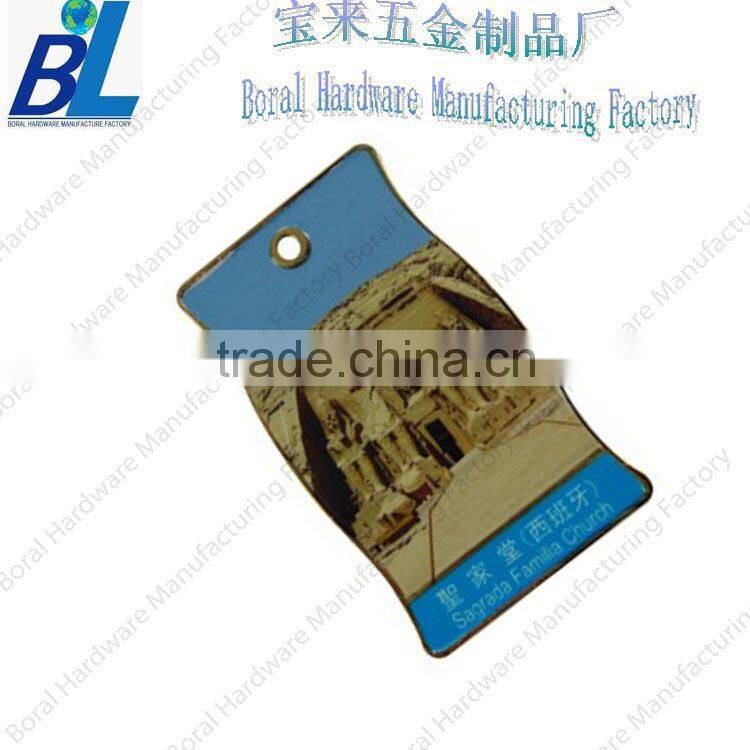 Souvenir country fridge magnets in alumium