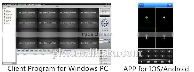 High quality 3MP ip cctv p2p 8ch POE NVR