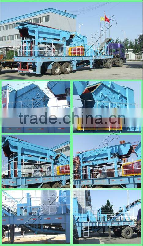 New Condition and mobile crusher Type Mobile Quarry Plant