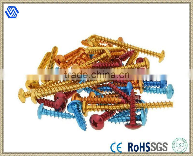 Screw Set Panel Gold 5x20 Pan Head Philips Self tapping Screw
