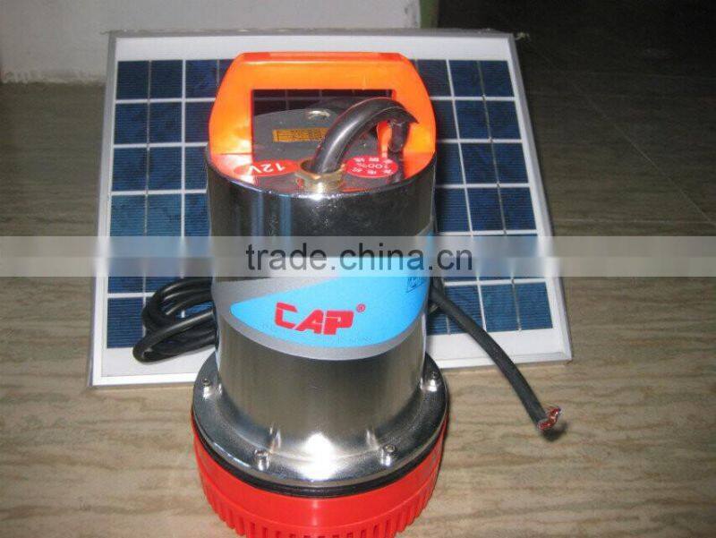 solar dc water pump for irrigation use, 100m water pump connecting solar system with charge