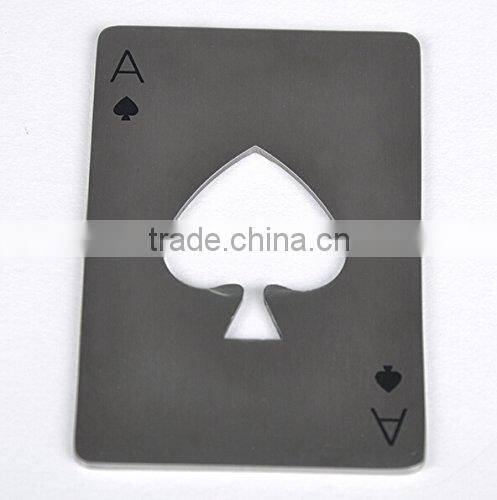 Credit Card Size Casino Poker Shaped Bottle Opener