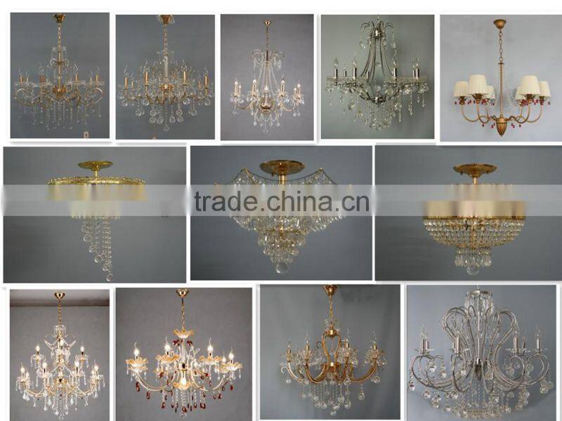 candle K9 Crystal Chandelier lamp L212-6 in china