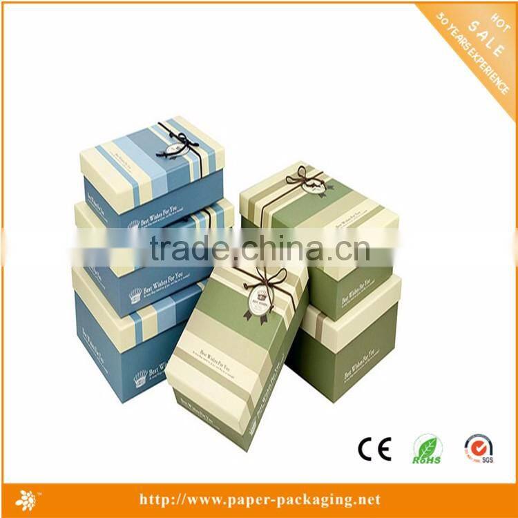 Custom High-grade Luxury Paper square Packaging For chocolate/candy/cake Gift box