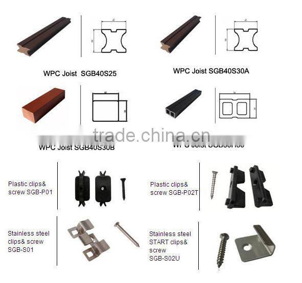 SGB Colored composite WPC wall cladding
