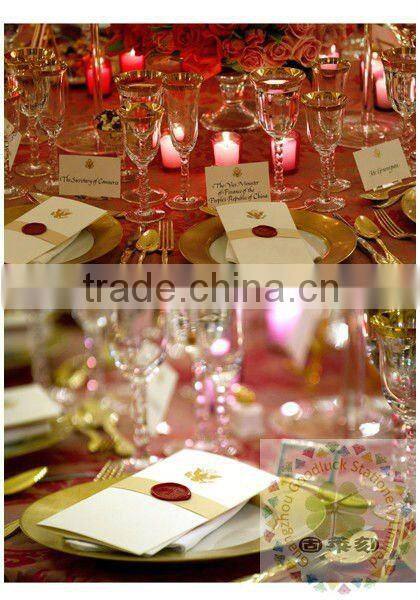 Wooden handle digits seal digits stainless machine