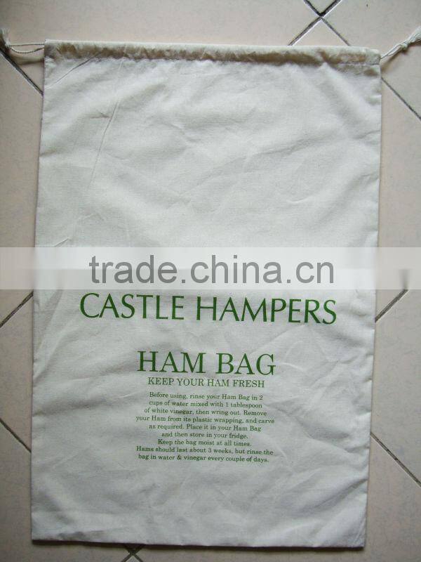 white hopping bag ,shopping bagcheap canvas bucket drawstring bag design-5