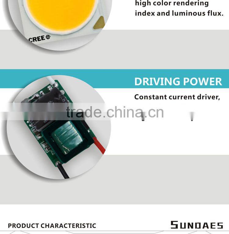 LED spotlightLED spot light white aluminum warm white 5W 6W GU10 COB led spotlight