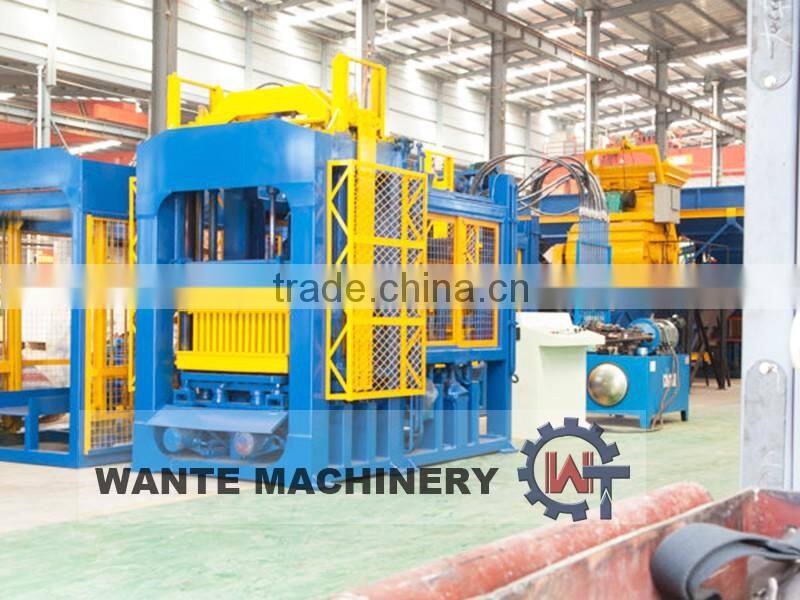 WANTE BRAND best selling hot chinese products QT6-15fully automatic hollow block making machine