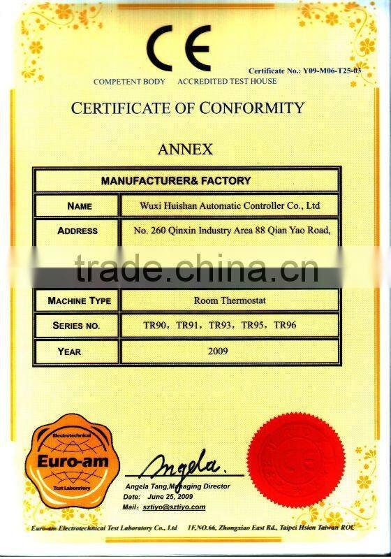 TR-93 room thermostat