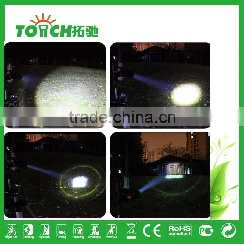 mini led falshlight super waterproof zoomable led lamp Rechargeable High power flashlight 3w XPE led flashlights for camping