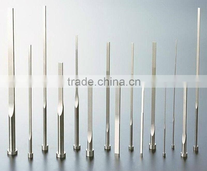 Precision standard Nitrided Vacuumed flat ejector pins