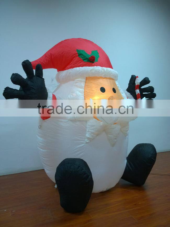 DJ-XT-66 inflatable best made toys christmas santa claus fat chubby hug doll