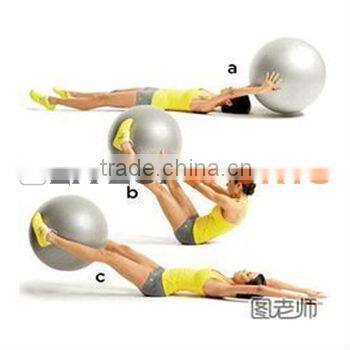 Gym ball, fitness step, yoga set, pum in yoga set
