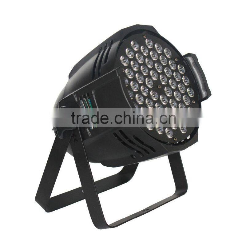 DMX 512 professional stage light rgbwa led 54*3w Aluminum LED par light