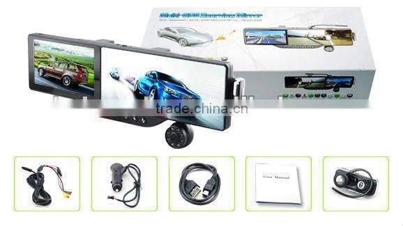 The E-Book reading 145 degree gps car dvr camera