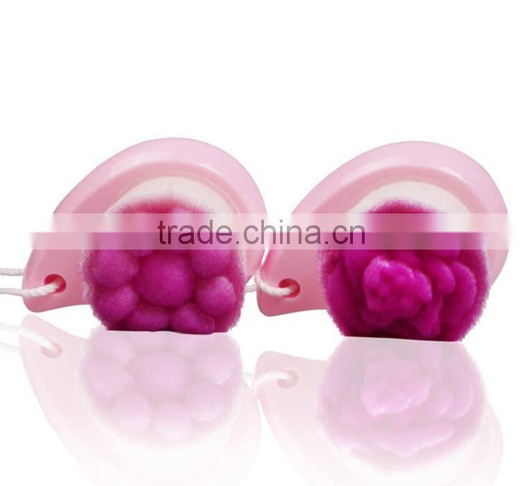 Red Ultra Fine Synthetic Hair Wash Face Brush