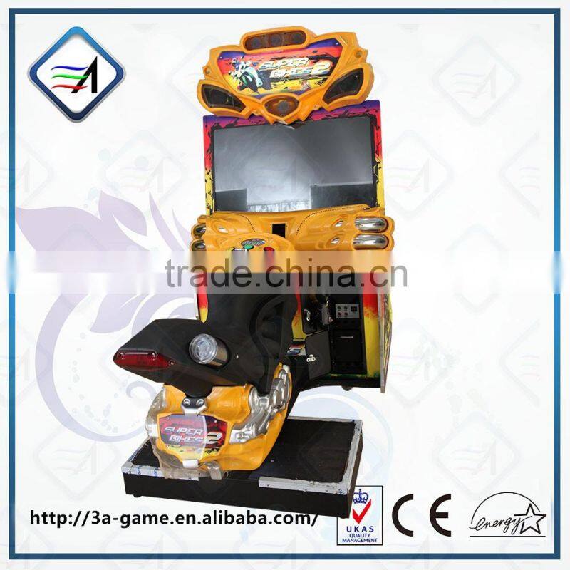 Amusement Ride Super Power FF Motor Simulator Racing Car Game Machine