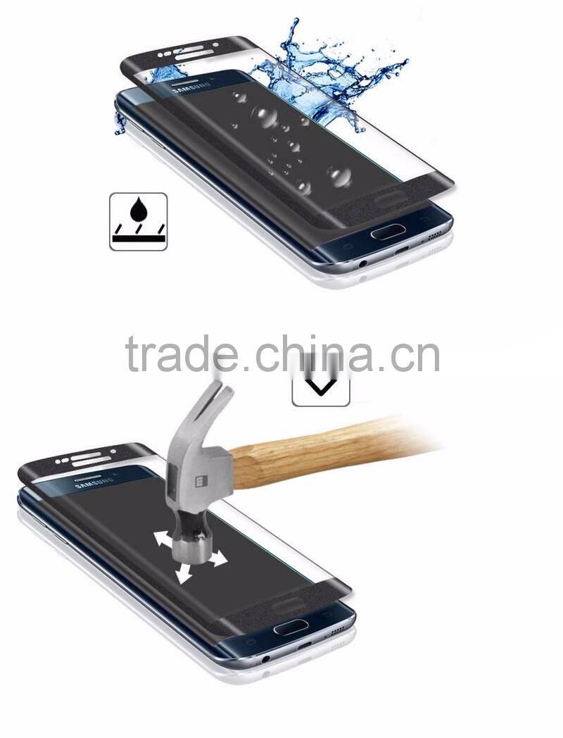 waterproof color tempered glass screen protector with great price