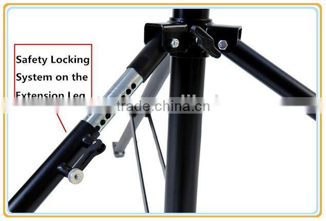 High Quality heavy duty tripod speaker crank handle protable tripod light stand with winch
