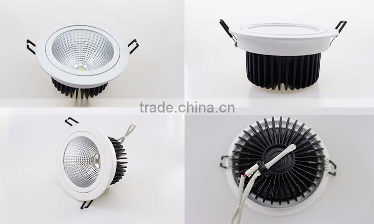 12w cob downlight heat sink aluminum 3 year guarantee