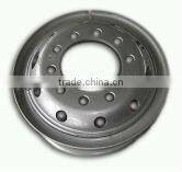 7.5-20 trailer wheel, tube steel wheel, wheel with10.00-20 tyre for heavy truck