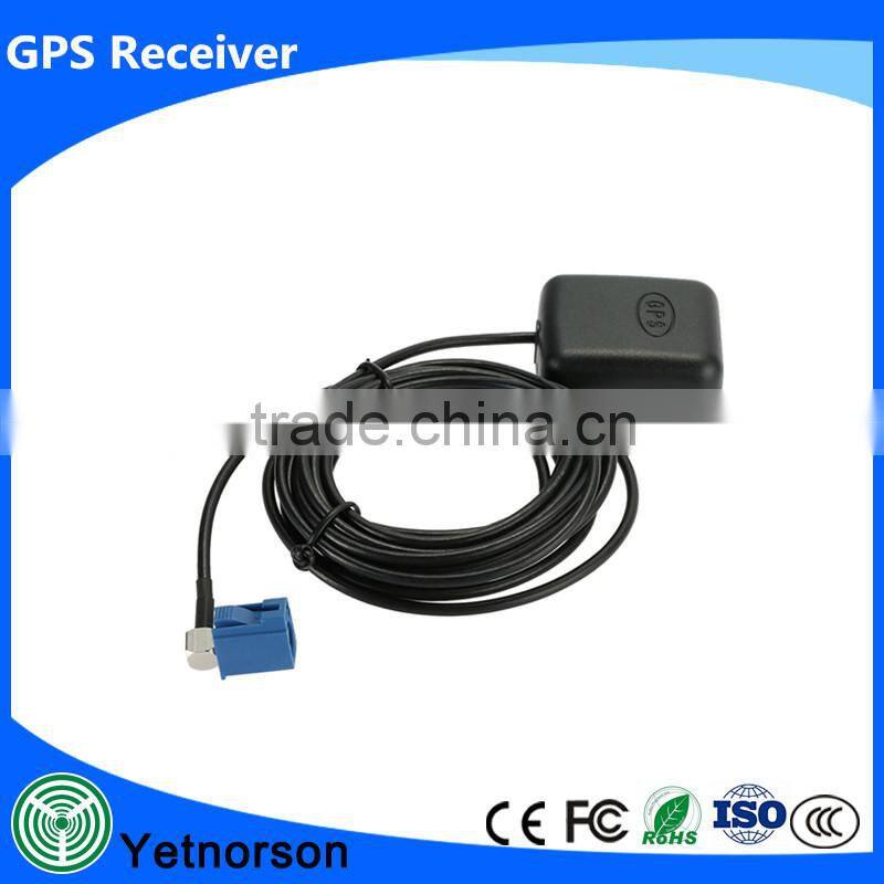 Mini GPS Antenna Fakra RA with 5m cable for MFD2 RNS2 RNS-E MFD 2 VW SAT NAV Mini GPS Antenna with Fakra Antenna Aerial Booster