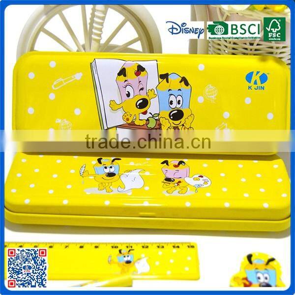 2016 custom printed pencil case for school students with cheap price