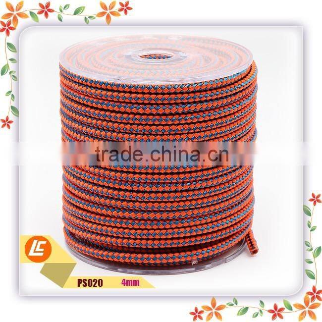 2016 trendy 5.5 mm diameter stainless steel leather string rope for jewelries