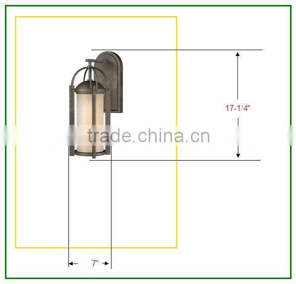 2015 Decoration european black antique bronze outdoor wall lamp/light