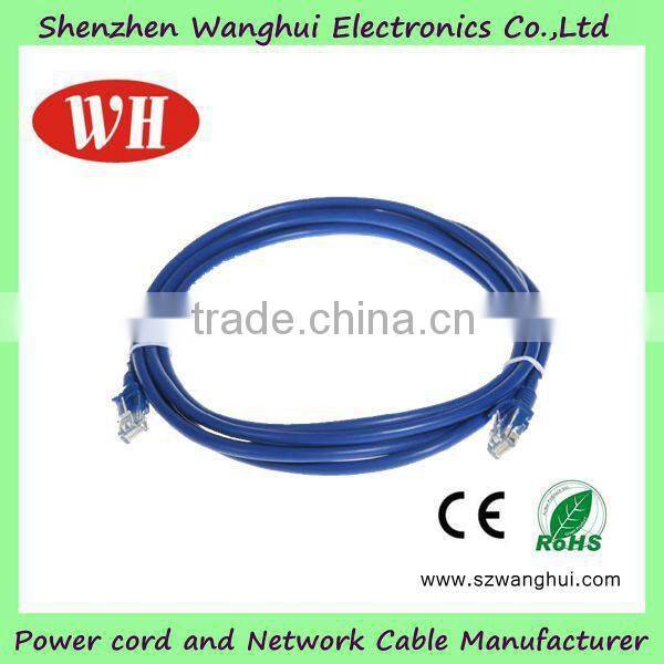 braided shield wire 24awg utp cat5e unshielded patch cord