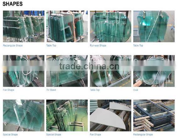 Good Quality Tempered Table Top Glass Prices with CE, CCC Certificate