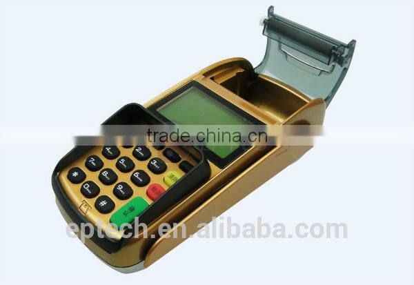 Free LOGO EP T260 Mobile handheld portable POS payment terminal with NFC IC MSR card reader