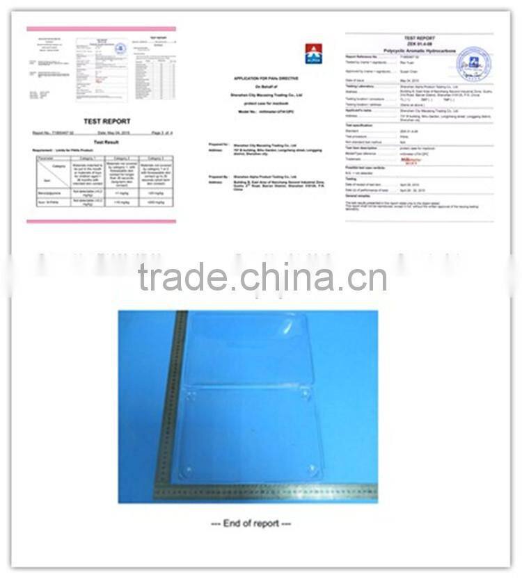 Hot selling plastic cover case for macbook for macbook case