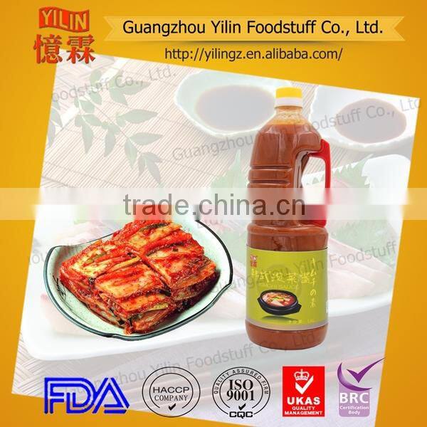 top quality 1.8L Kimchi sauce from manufacture china with oem service factory