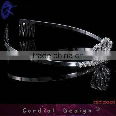 Small Rhinestone Tiara Crown For Headwear