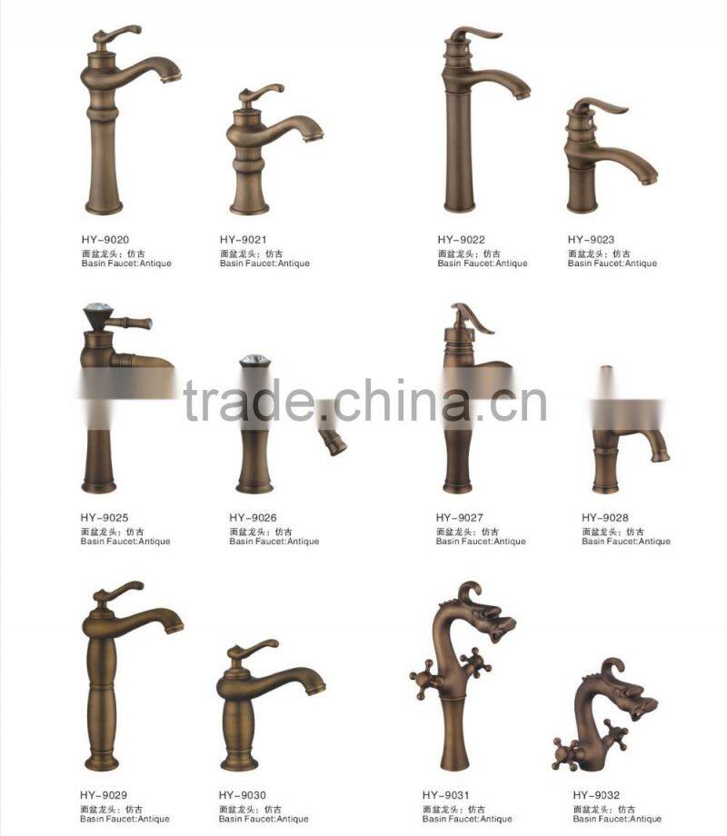 Old Bathroom Faucet Type and Ceramic Valve Core Material bath basin mixer