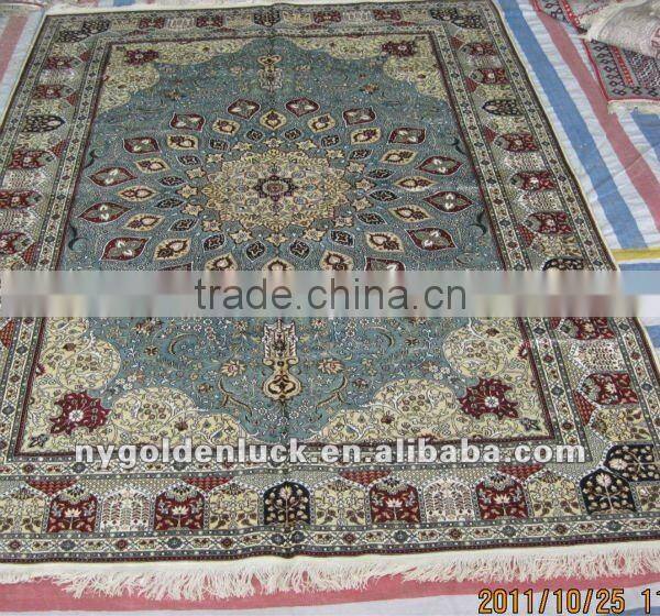 400L 6x9 hand knotted silk persian rugs