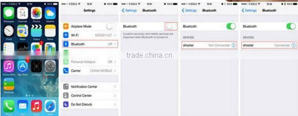 Hot sale newest product camera shutter wireless bluetooth remote control