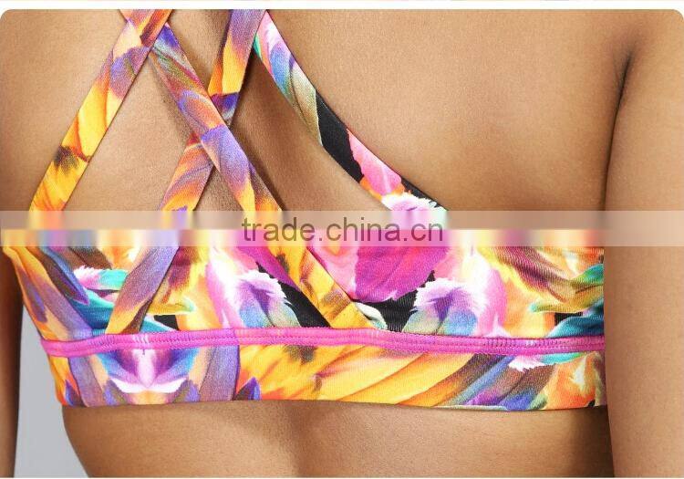 Cheap wholesale yoga style classic made in china sports bra