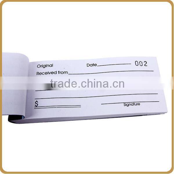 Handing hotel bill sample receipt of payment