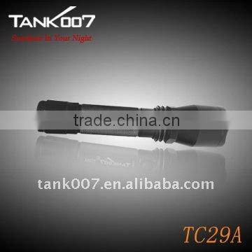 Rechargeable high power Aluminum flashlight TANK007 TC29A