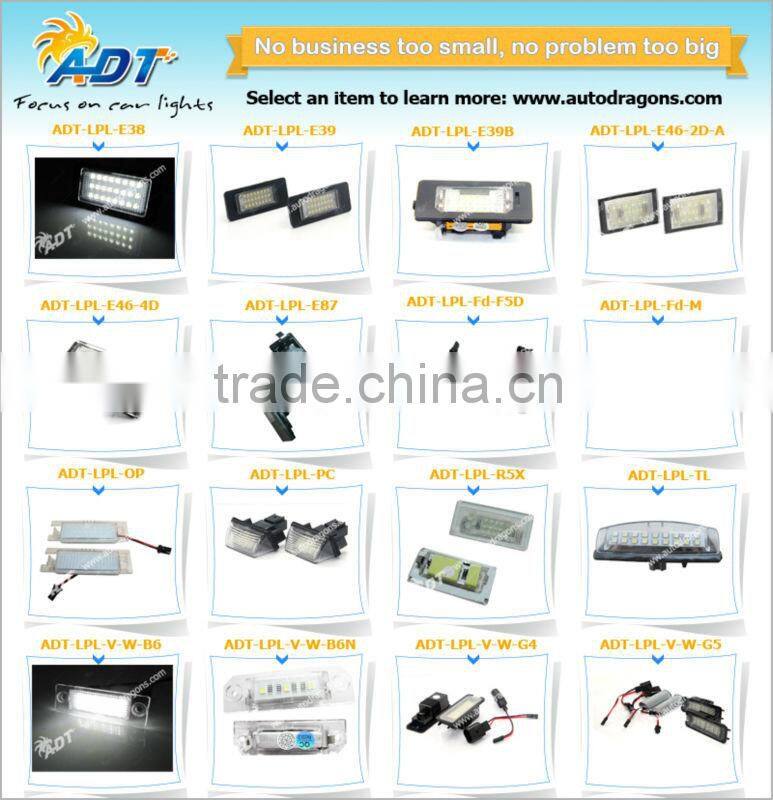 LED Number Plate Light For Vauxhall for Opel for Corsa for Astra H J for Insignia for Vectra