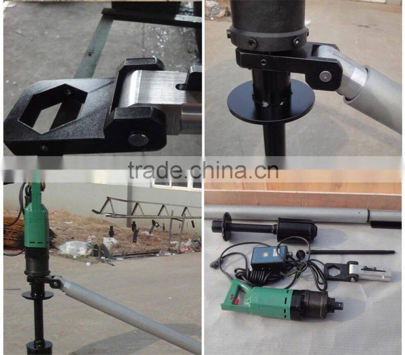 Post Driver Helical Screw Piles For Foundations