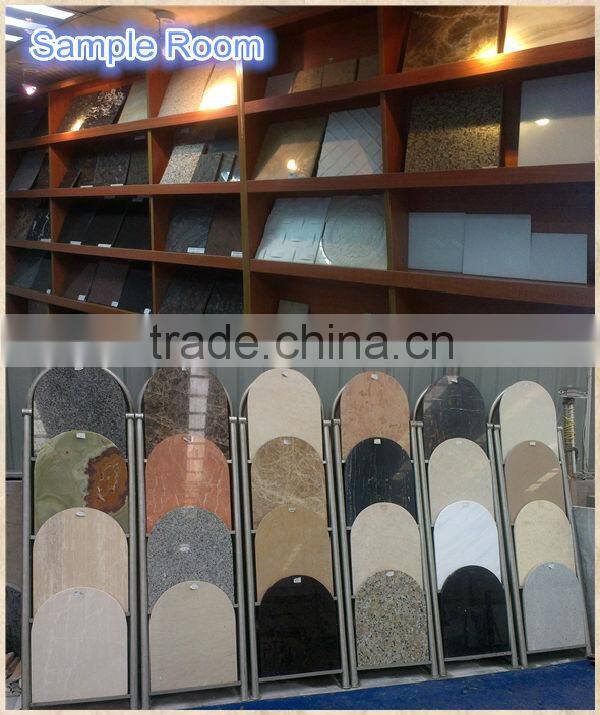 Flower design paving stone red granite cube for plaza